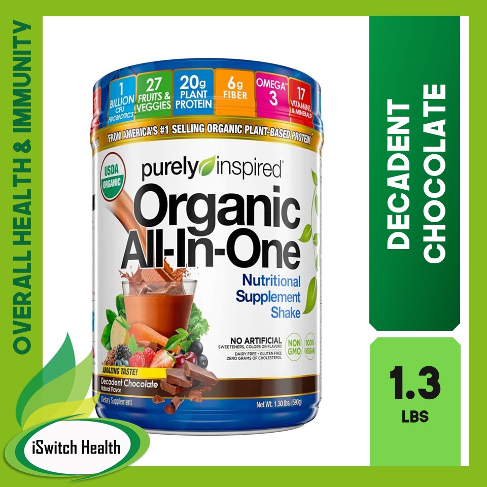 Purely Inspired Organic Protein AllInOne Nutritional Supplement Shake