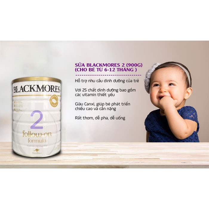 Sữa Bột Blackmores Úc Số 2 lon 900g