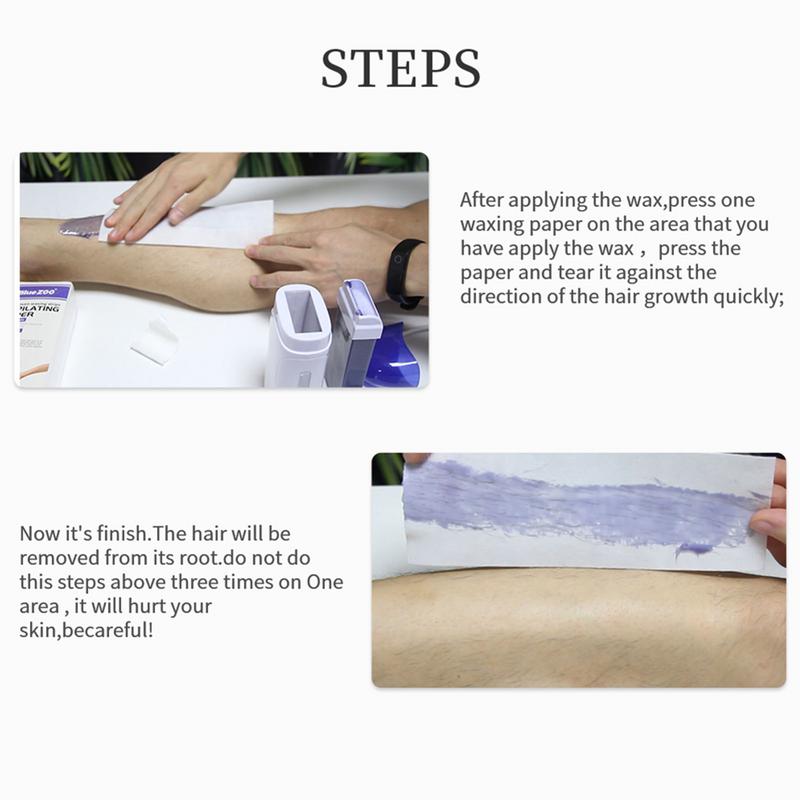 3%20In%201%20Roller%20Waxing%20Depilatory%20Kit%20Strips%20Warmer%20Strips%20For%20Hair%20Removal%20With%20Epilator%20Machine%20Cartridge%20Heater%20Waxing%20Paper%20-%20Image%205