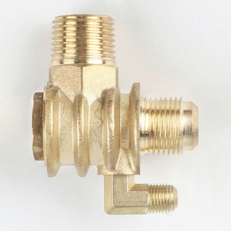 Brass Air Compressor Accessories One-Way Valve Stop Valve Check Valve Replaceable