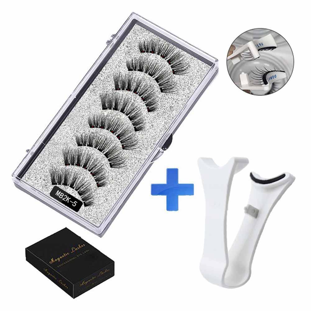 5pairs Magnets Tweezer With 3d Magnetic Natural Mink Curler False Extension Makeup Eyelash Eyelash Clamp Professional Clip Q7d8. 