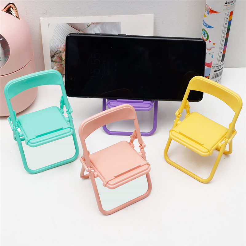 Giá Đỡ Điện Thoại Di Động Để Bàn Mini Tiện Dụng 4 Màu Giá Đỡ Màu Macaron Có Thể Điều Chỉnh Trang Trí Gấp Gọn Thu Nhỏ