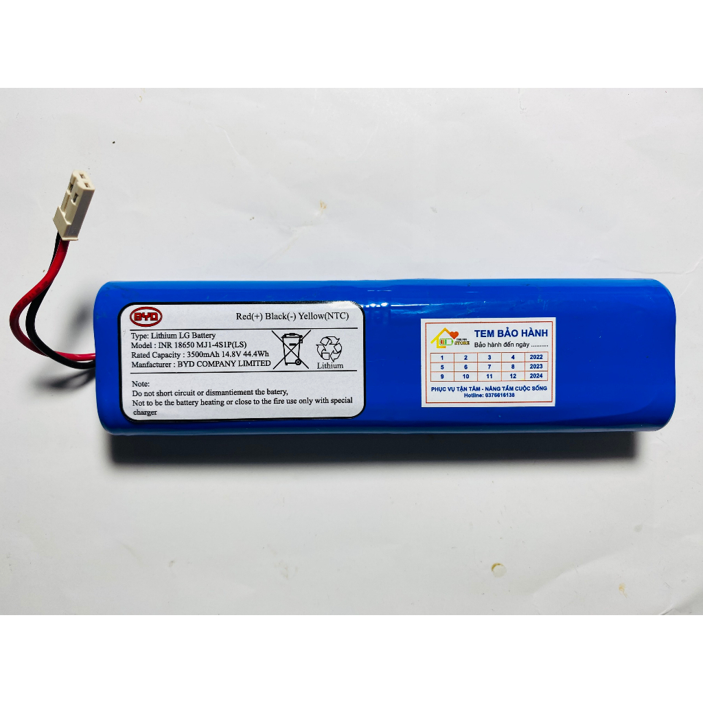 ( DUNG LƯỢNG 3500 mAh ) PIN ROBOT HÚT BỤI ILIFE V80, V80S, V80 PRO, V80 MAX (BH 9 THÁNG )