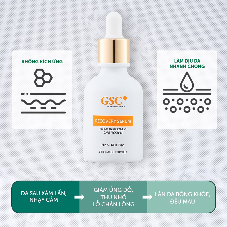 Tinh Chất Phục Hồi GSC+ Hàn Quốc Recovery Serum.