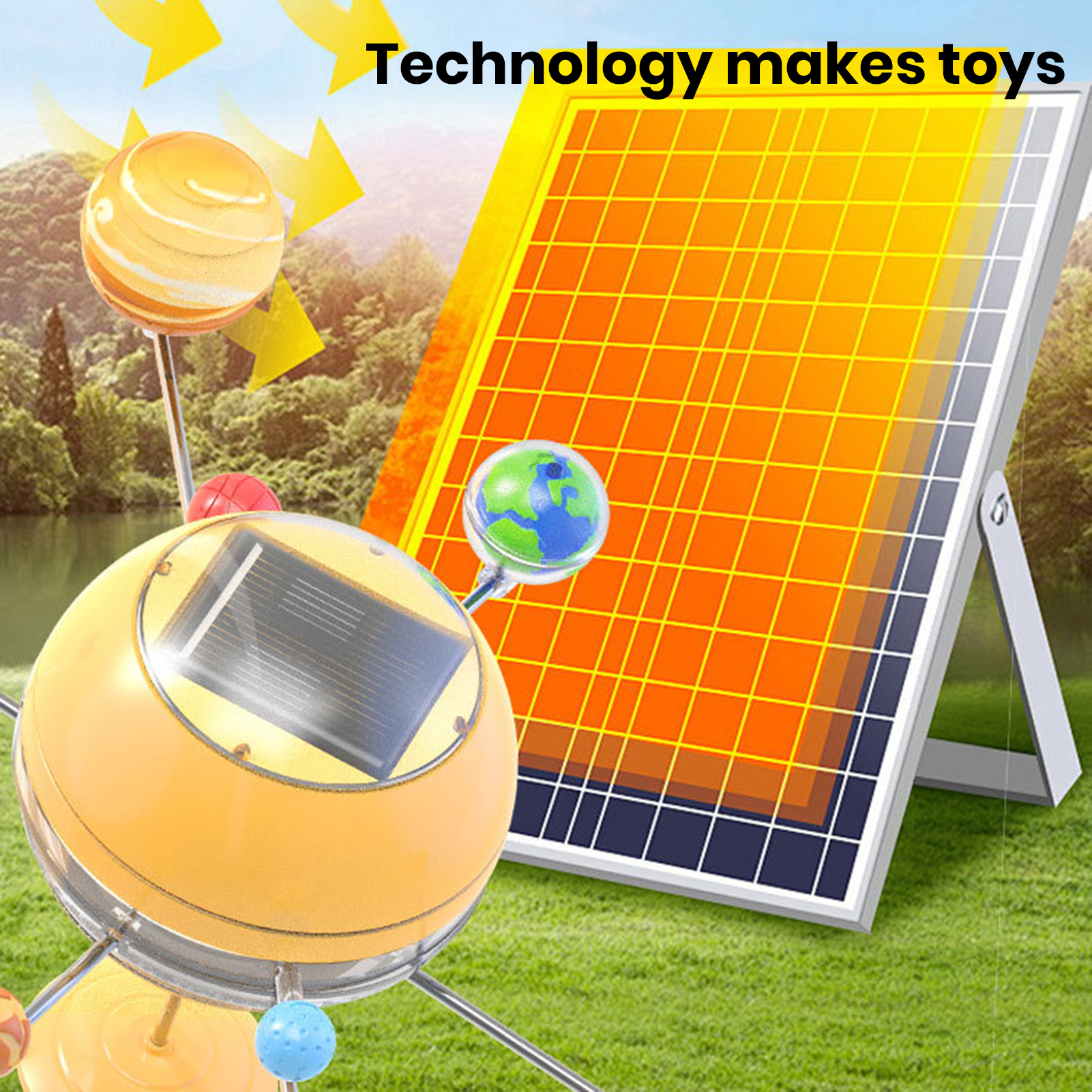 218s Diy Solar System Toy Solar System Model Kit Stem Educational Solar System Toy Set 3d Sun Planets Model for Boys and Girls Diy Assembly Universe Astronomical Science Learning Gift