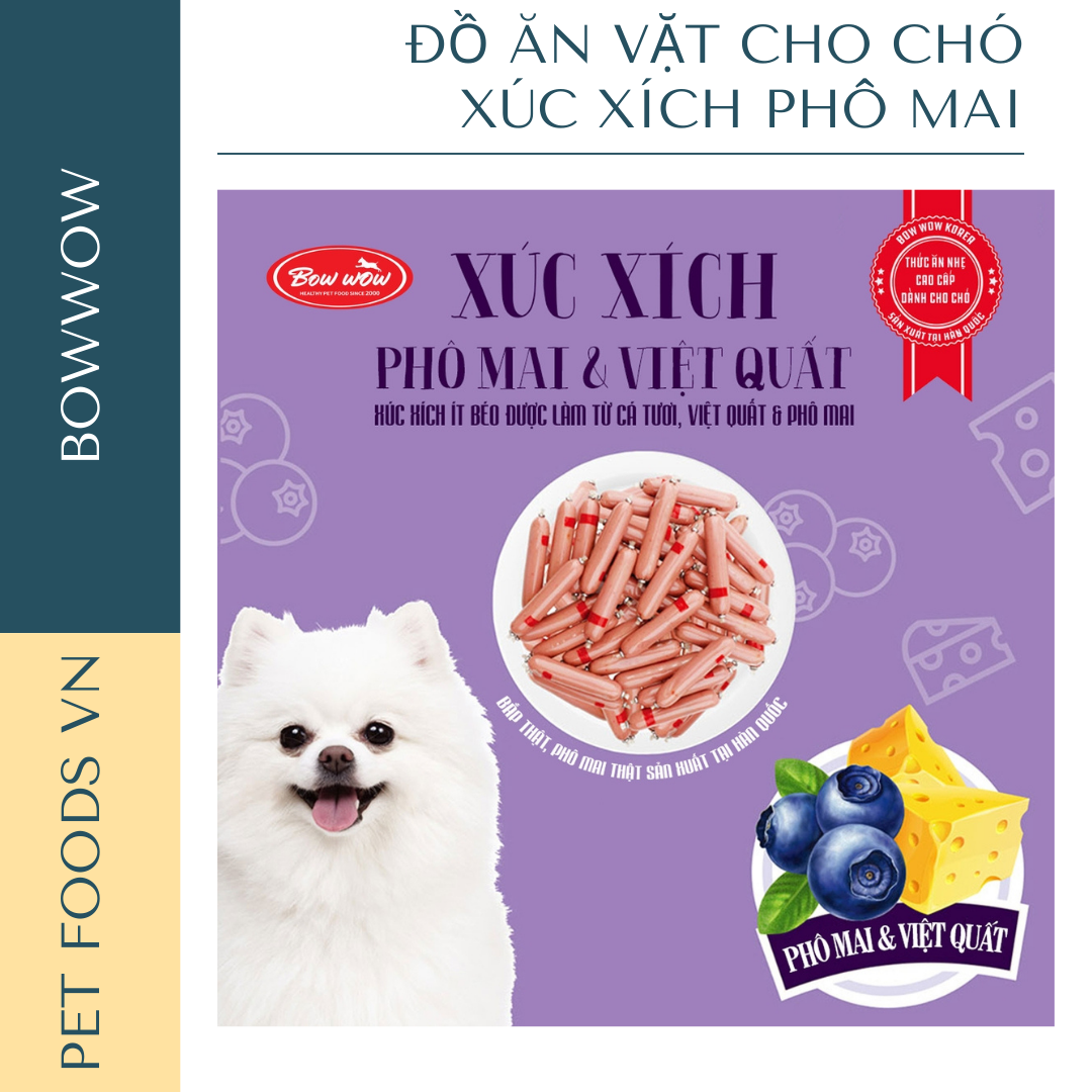 Xúc xích cho chó BOWWOW 1360g