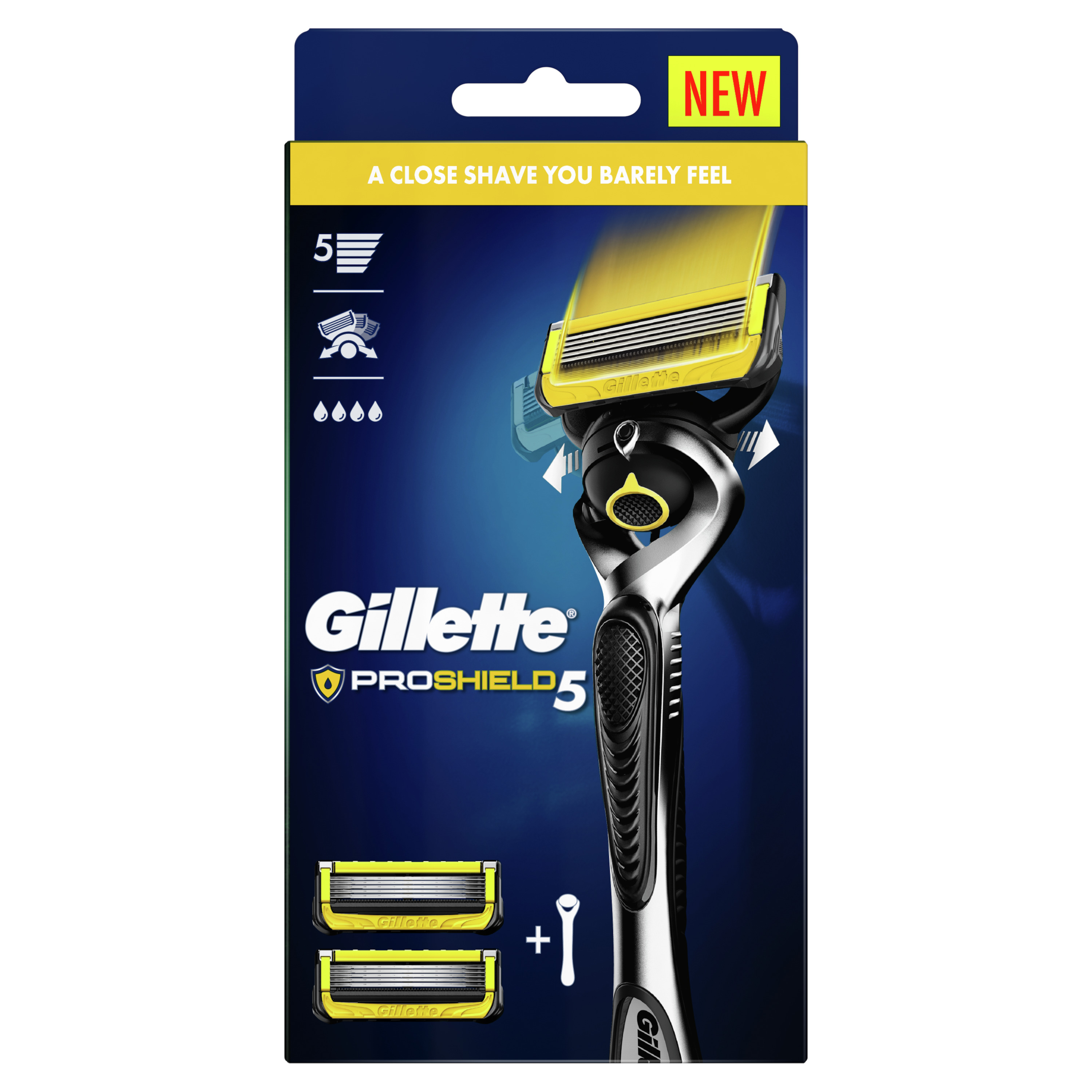 gillette fusion proshield flexball men's razor