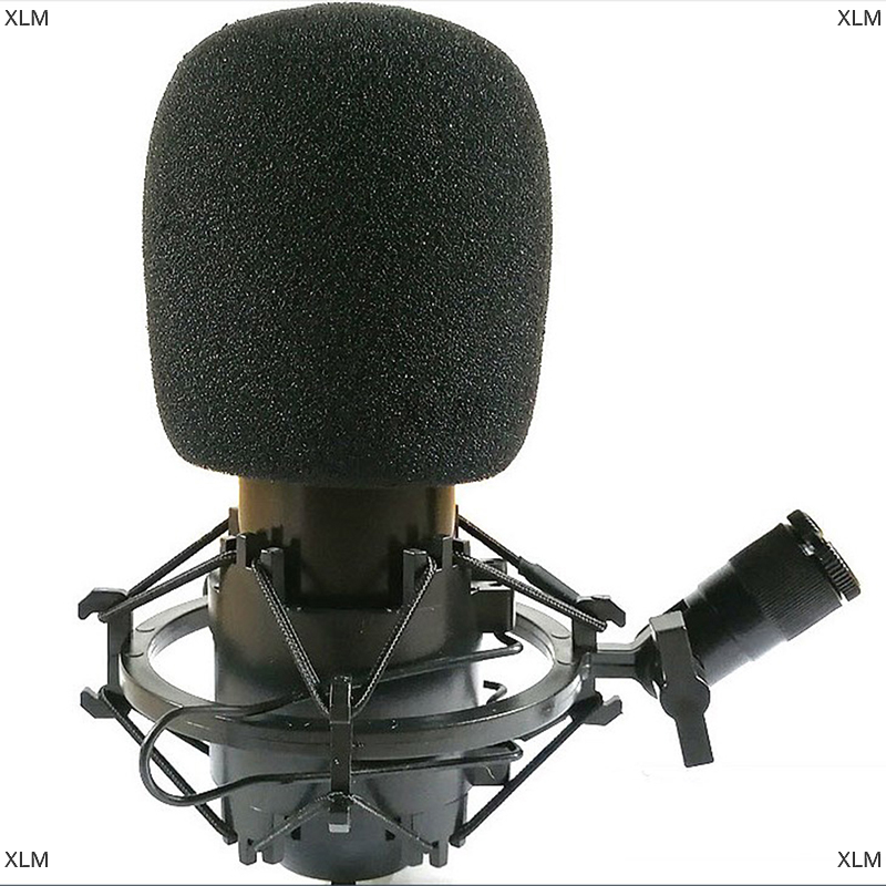 XLM 2 miếng bọc bảo vệ mút xốp Micro Studio màu đen 75x60mm