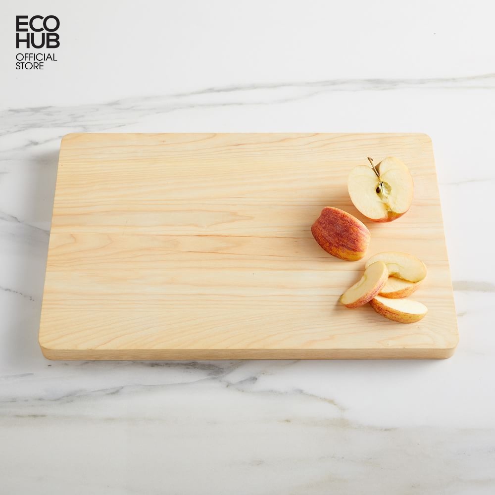 Thớt gỗ trang trí / decor, gỗ tần bì ecohub, sáng màu tự nhiên, decor