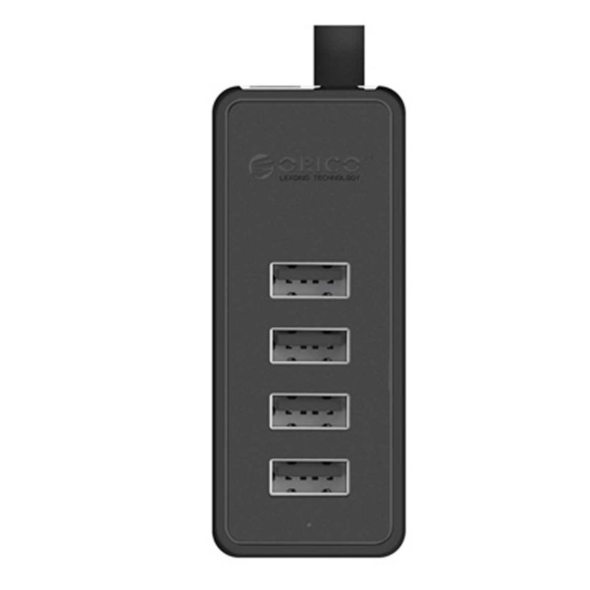 Bộ chia Hub USB 4 cổng 2.0 Orico W5P-U2 (Đen)