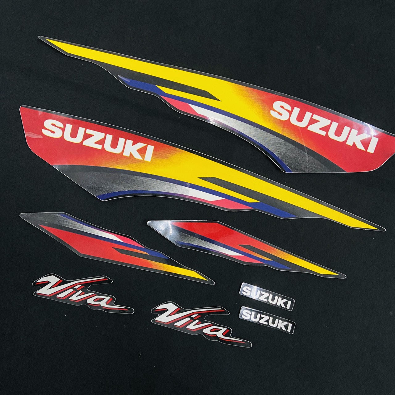 Tem dán xe suzuki viva 3 lớp cao cấp như zin cực chất trọn bộ