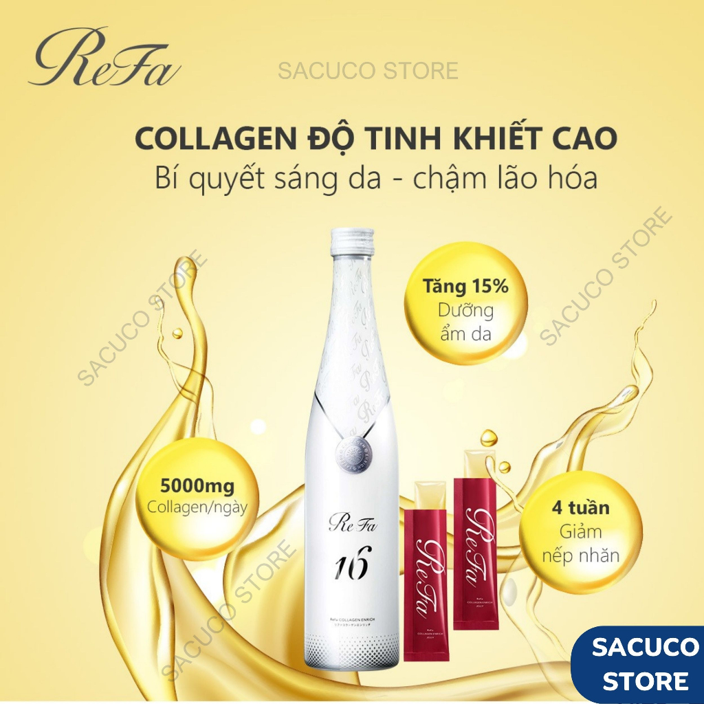 Nước uống Collagen Refa Nhật Bản chai 480ml