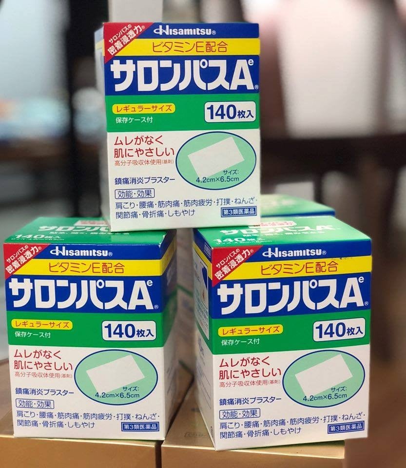 CAO DÁN SALONPAS NHẬT BẢN 140 MIẾNG