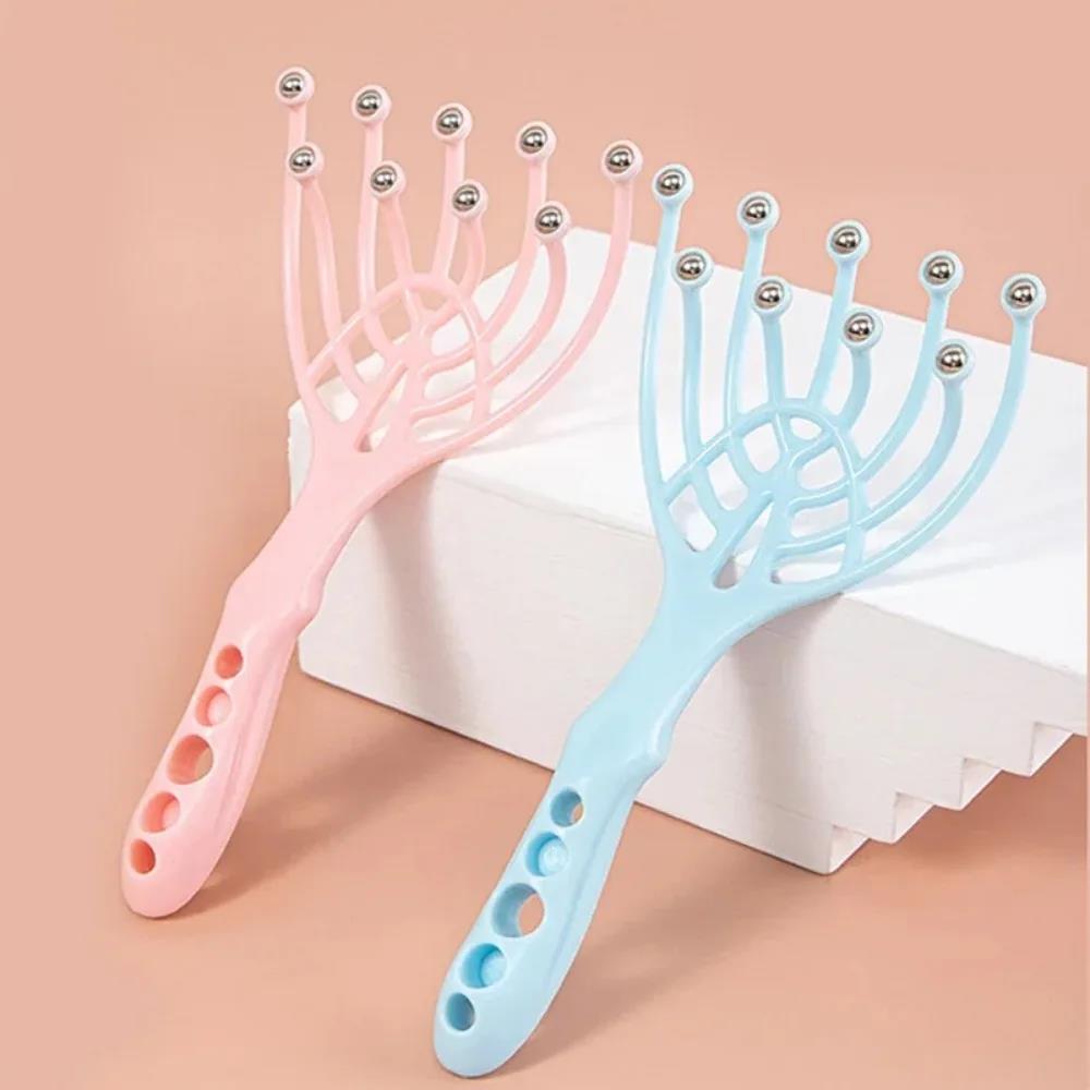 fashion 1 Pc Head Massager Scalp Neck Comb Roller Five Finger 9 Claws ...