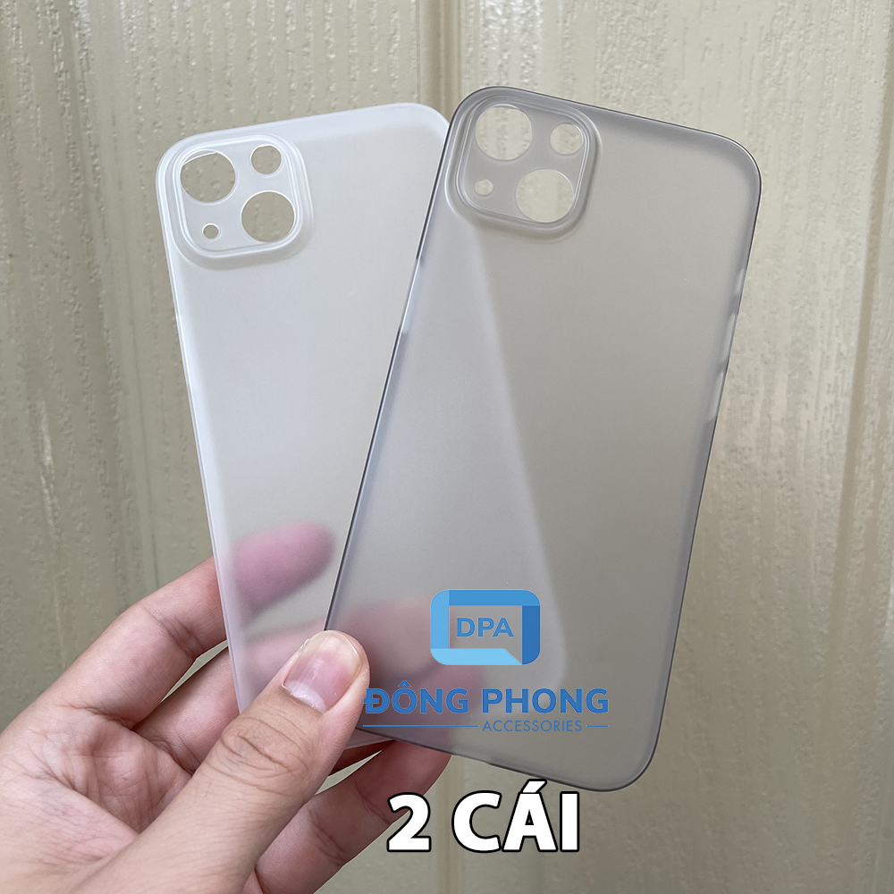 Combo 2 Ốp Lưng Trong Nhám Unibody iPhone 13 Siêu Mỏng