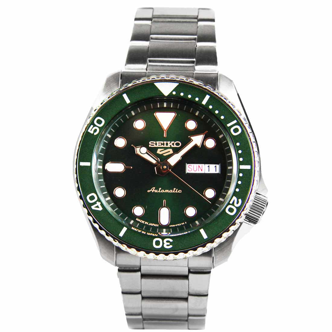seiko 5 sports green dial