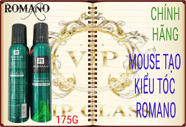 ROMANO MOUSSE TẠO KIỂU TÓC CHO NAM 175G