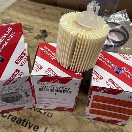 เกรดแท้!04152-YZZA7 ไส้กรองน้ำมันเครื่อง Toyota โตโยต้า Altis, Yaris ...