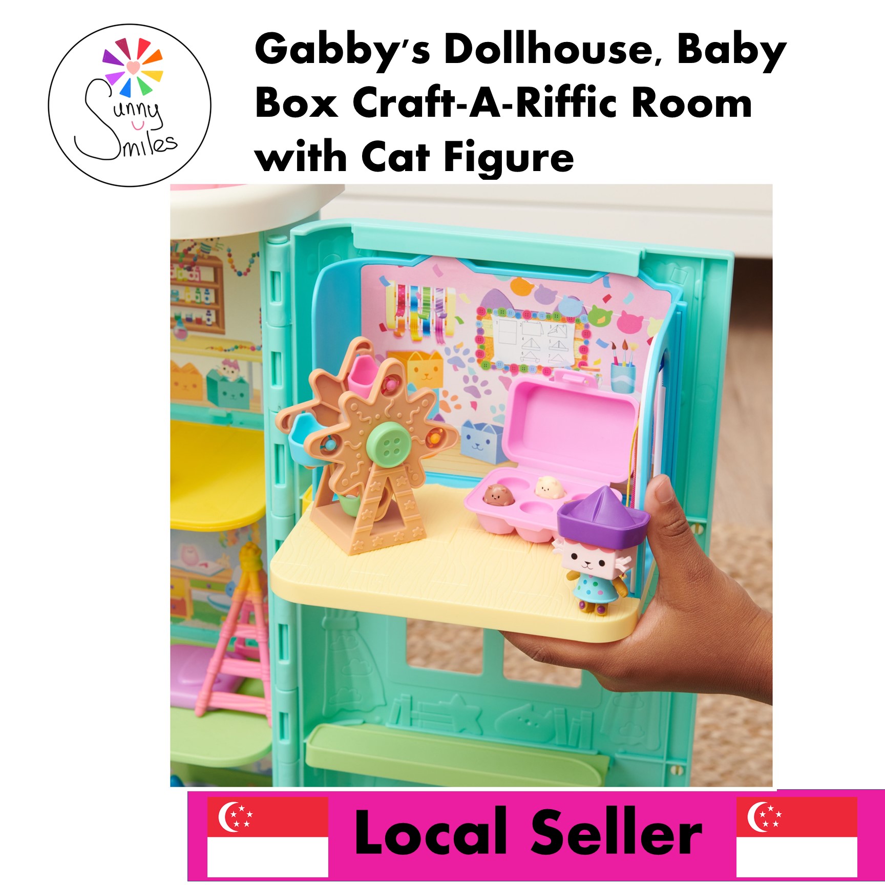 Gabby's Dollhouse, Salle Baby Box Craft-a-riffic avec figurine