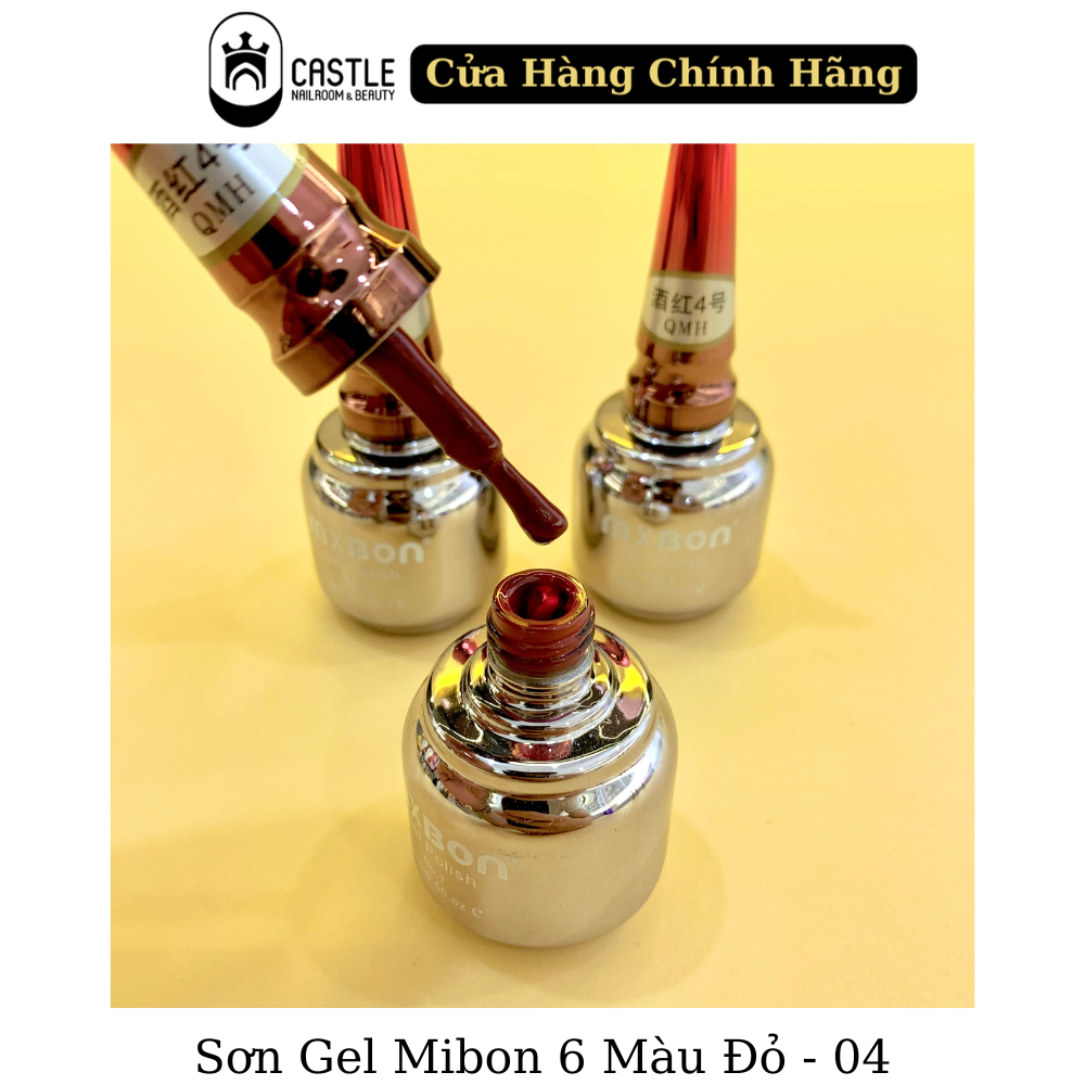 Sơn Gel MXBON 6 Màu Đỏ - Chính Hãng