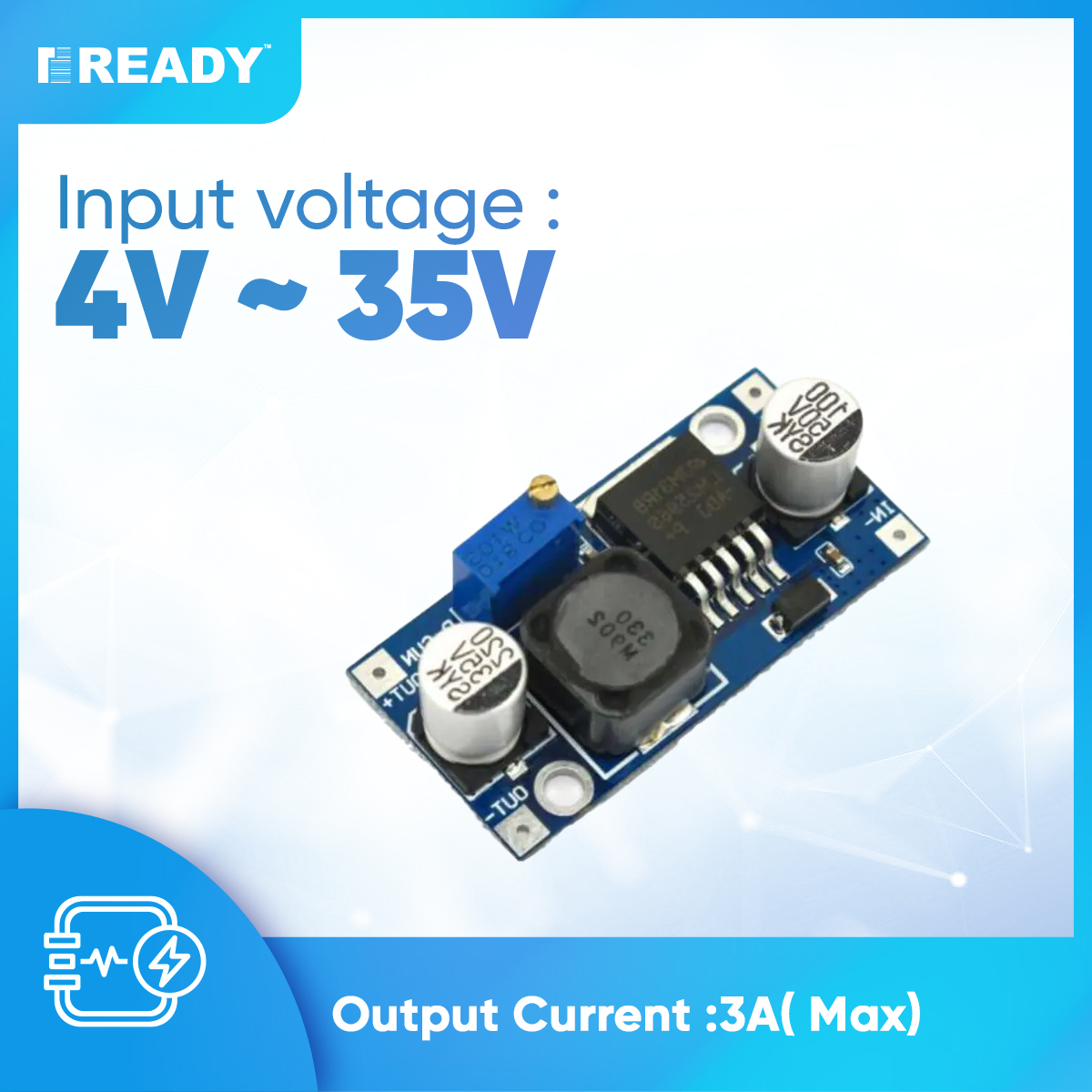 LM2596 Buck Module- Step Down Module by Akram Electronics | Daraz.com.bd