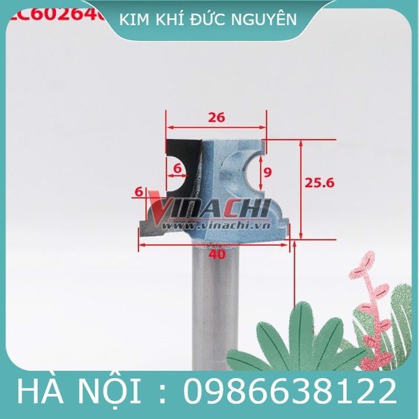 Mũi soi chỉ cửa LC6026 - Mũi soi chỉ nổi cửa Vinachi soi chỉ cửa gỗ, chỉ cánh tủ trong sản xuất đồ nội thất