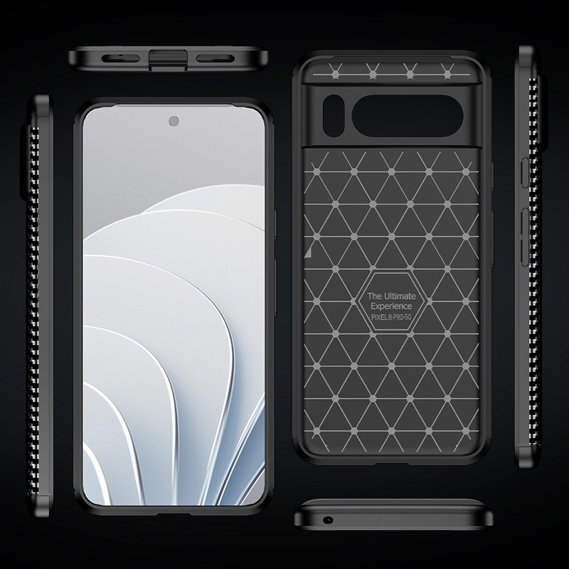 For Google Pixel 8 Pro Case Google Pixel 8 Pro 7 Pro 7A 6 Pro 6A Cover Silicone Soft Rubber Protector Case Pixel 8 Pro Case
