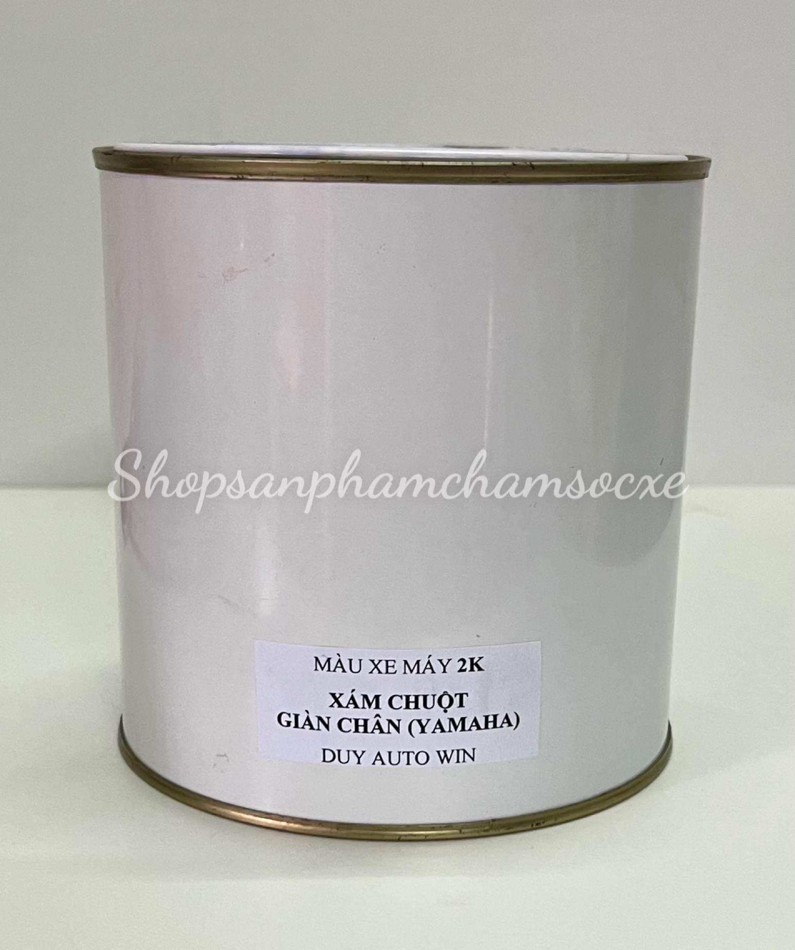 Màu xám chuột giàn chân yamaha 2k - Sơn xe máy đóng lon 0.5kg và 1kg