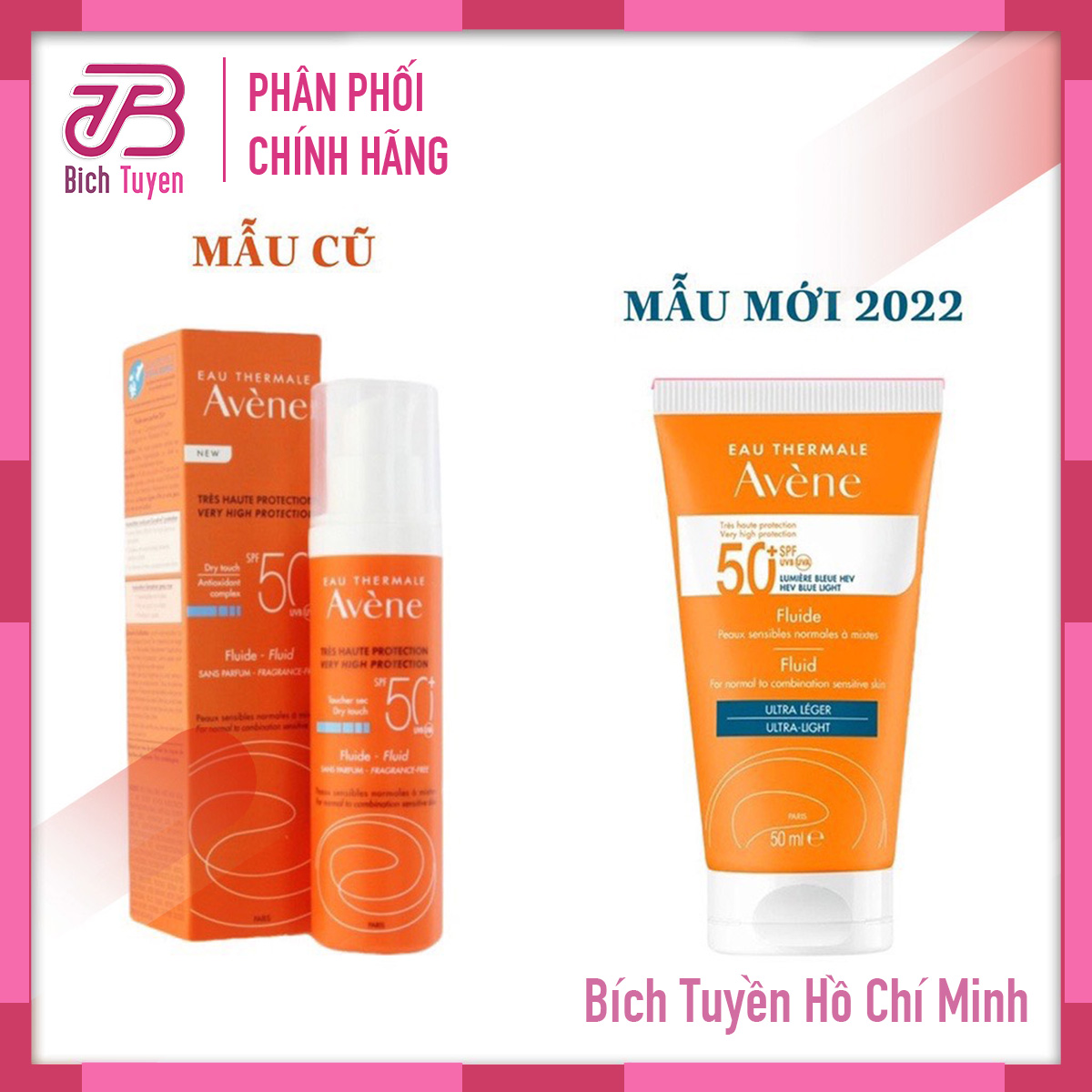 [MẪU MỚI] Kem chống nắng AVENE DRY TOUCH FLUIDE SPF50+ 50ml - AVENE Fragrance-Free Fluid - Chống Nắng AVÈNE EAU THERMALE Dành Cho Da Khô - Hàng Nội Địa Pháp Mùa Hè