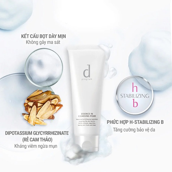 d Program Essence In Cleansing Foam 120G
