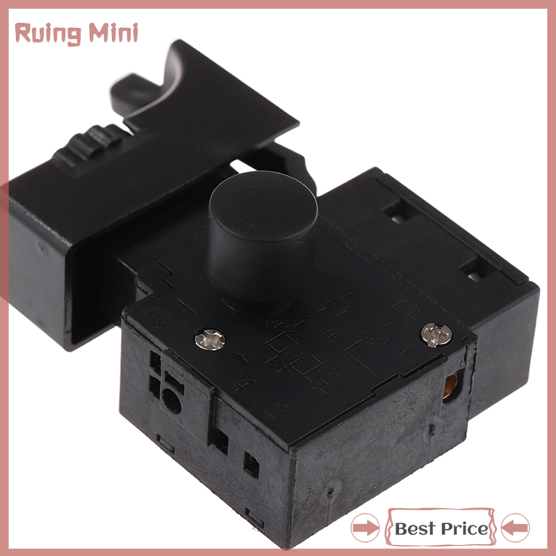 Ruing FA2-6 1BEK black 6a 250v electric drill speed control trigger button switch