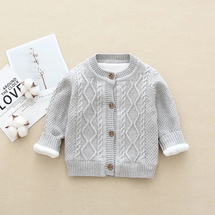 cotton sweater coat