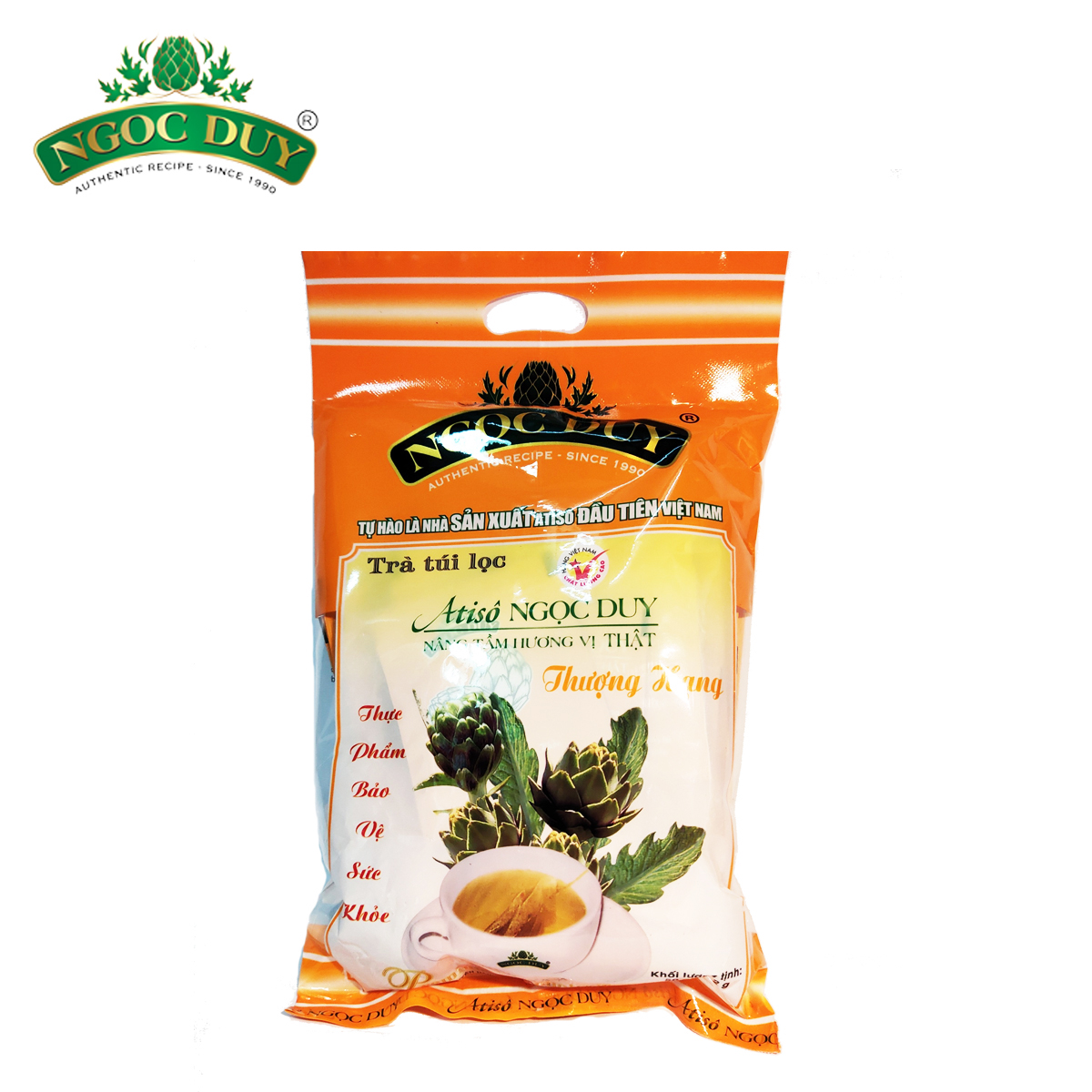 Trà atiso thượng hạng gói cam artichoke tea bag ngọc duy