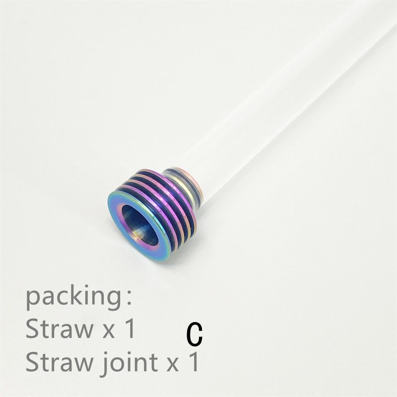 []' 1pc straw joint stainless steel 510 to 810 / 810 to 510 / 510 to 510 / 810 to 810 straws adapter