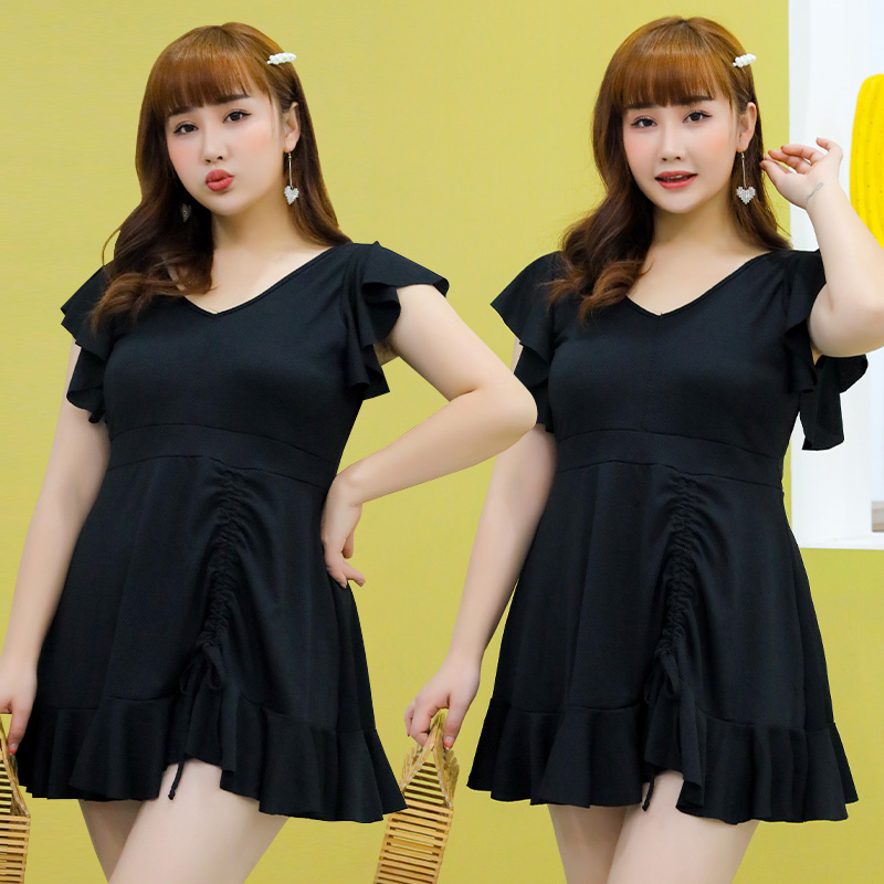 Đồ bơi nữ Big size cho người béo mập (nhúm) (T012)