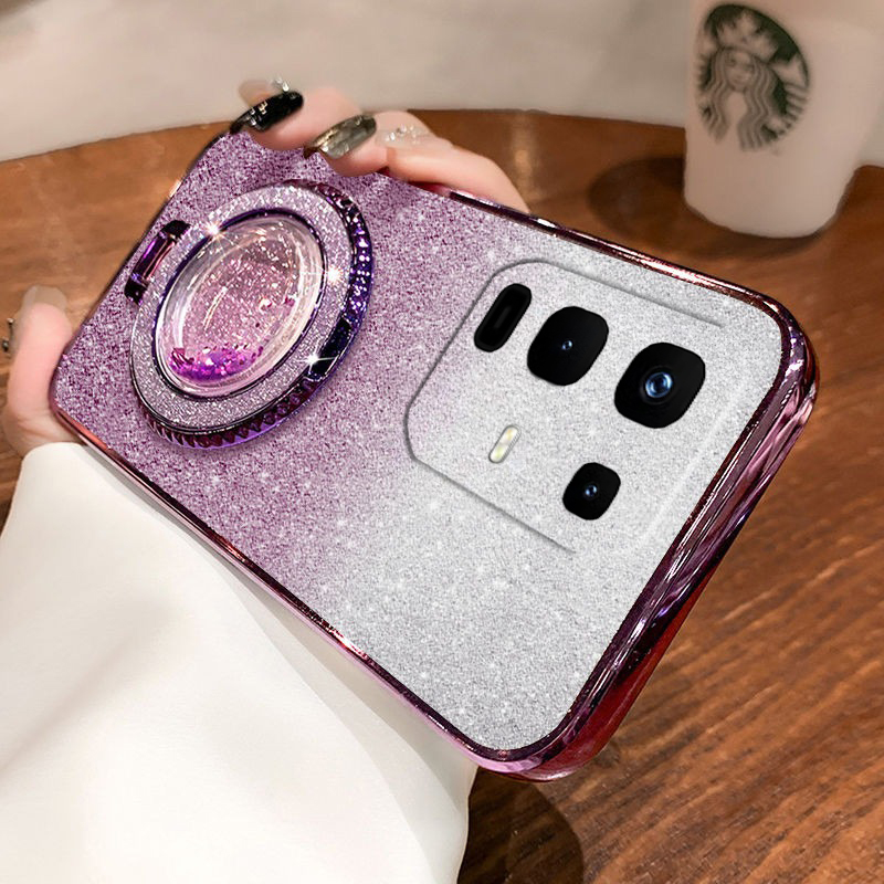 Phone cover infinix Note 50Pro Back case with Liquid Glitter Quicksand hourglass Stand Holder Luxury Shiny Gradient Plating Girls Slim For infinix Note 50 Pro + Phone cases. 