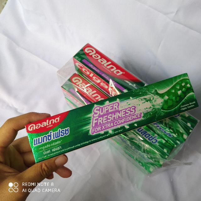 Combo 6 Kem đánh răng Colgate Maxfresh Thái Lan 160g