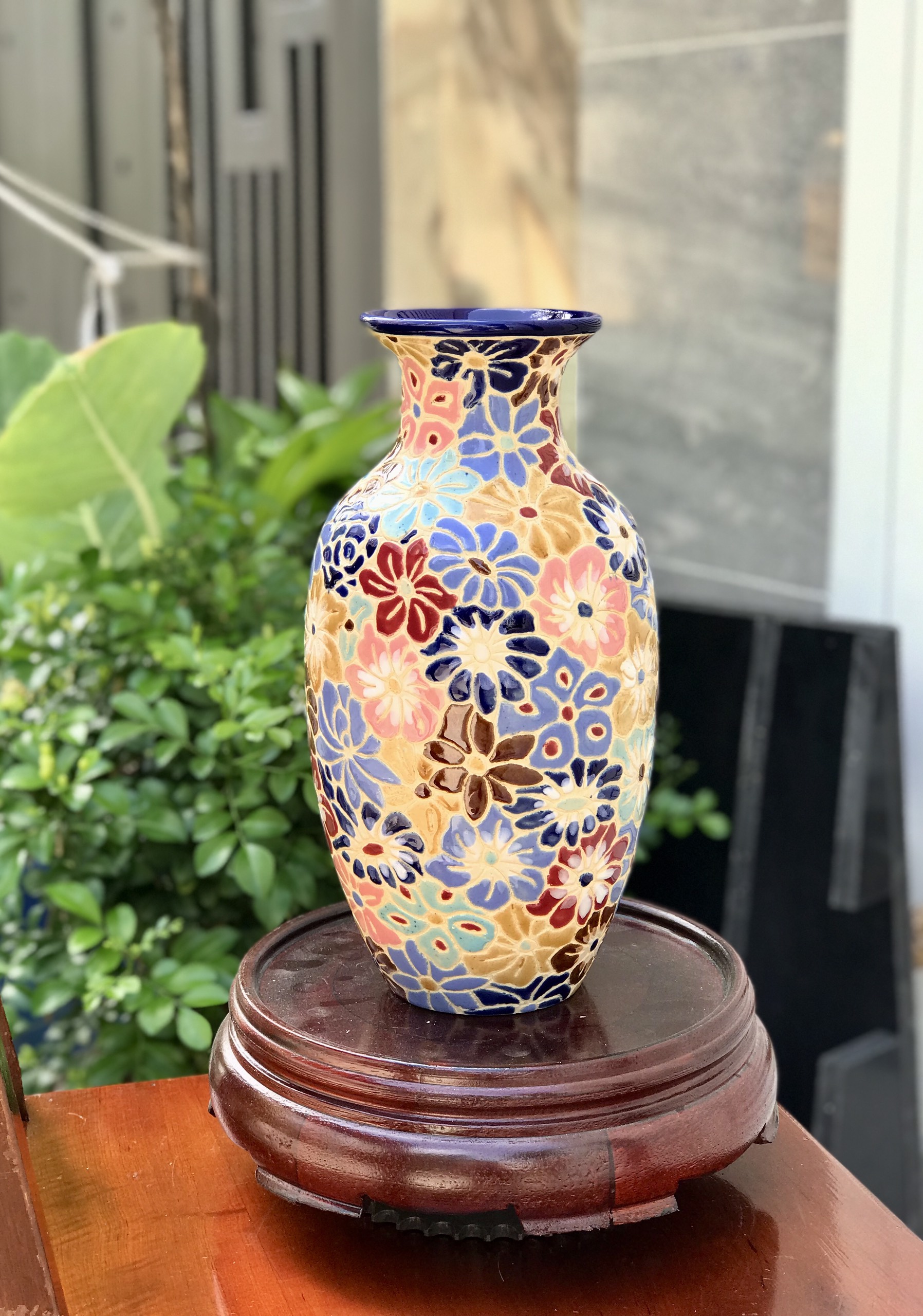 Bình bách hoa gốm sứ biên hòa 29cm