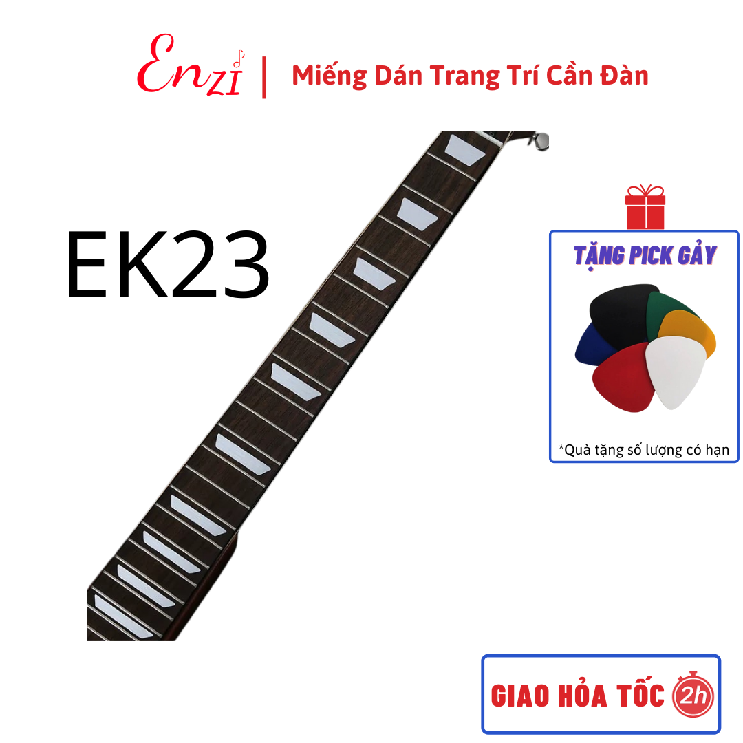 Sticker miếng dán trang trí khảm cần đàn guitar chất lượng Enzi