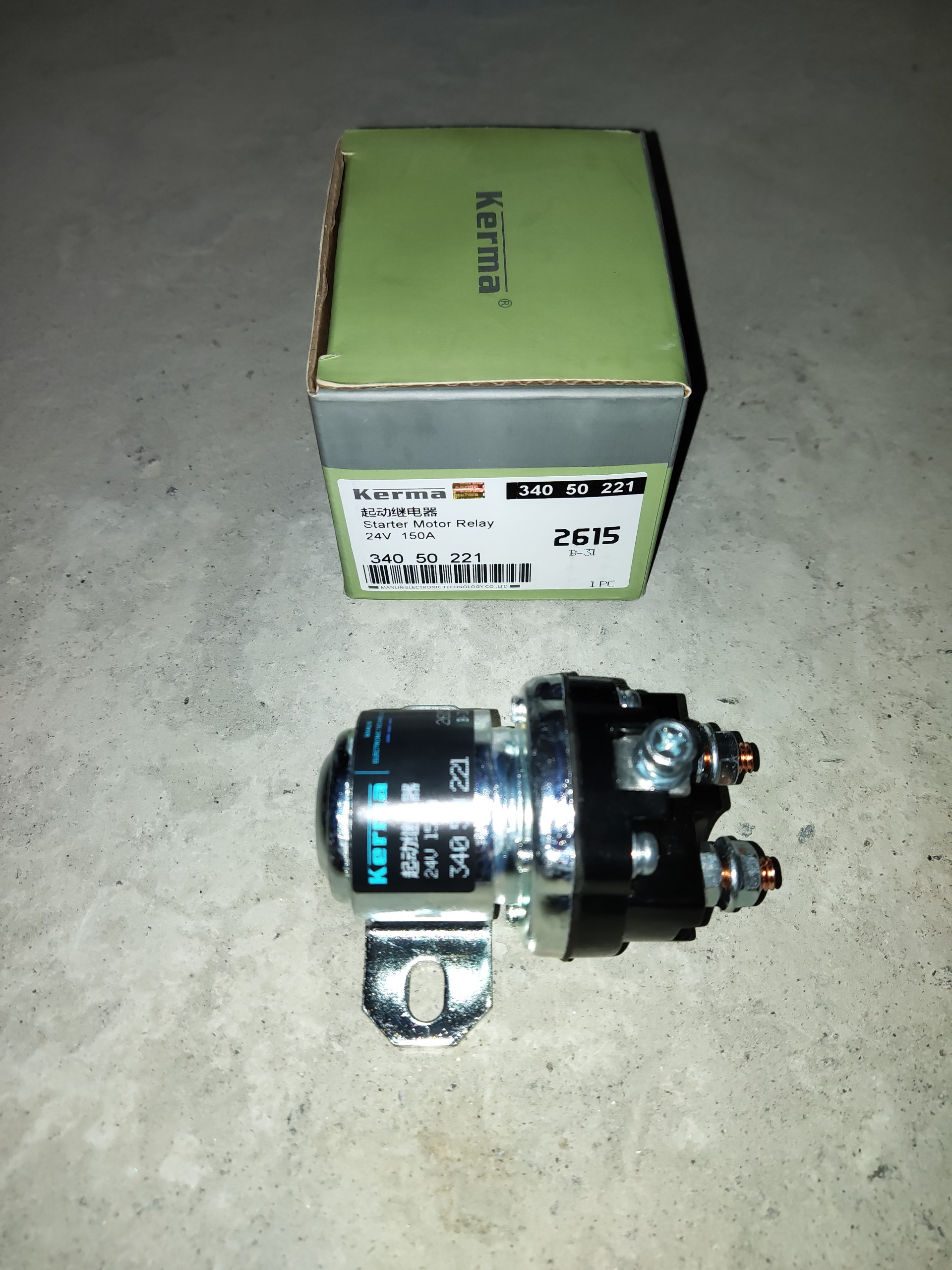 Phụ kiện ô tô: rơ le phụ đề 24v ke ma