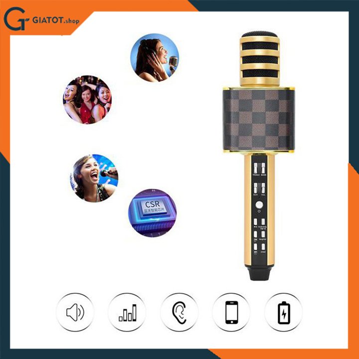 Micro kèm loa bluetooth SDRD magic karaoke SD-18