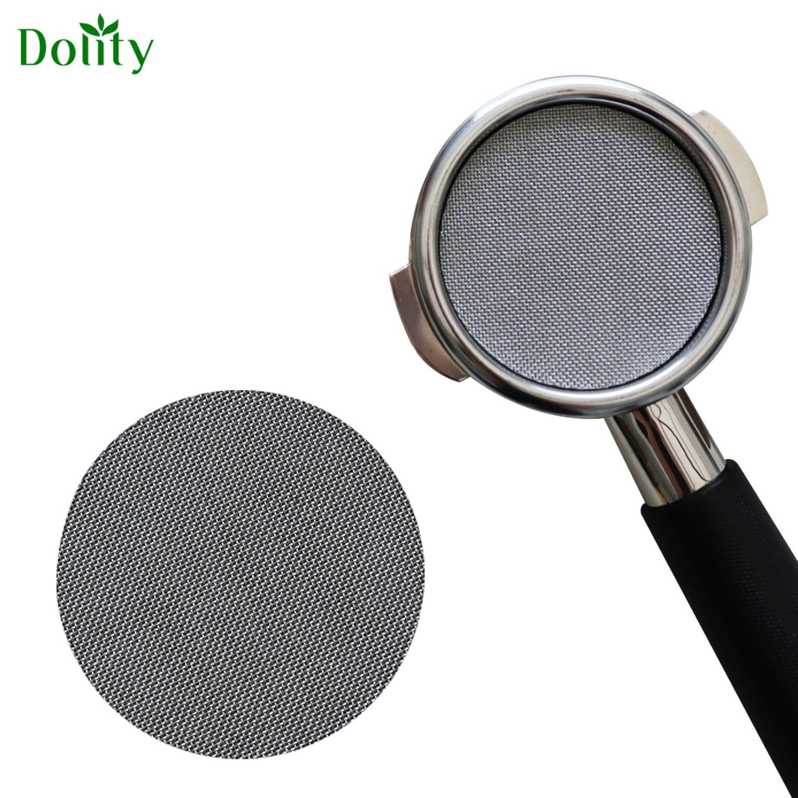 Dolity Espresso Puck Screen Reusable Coffee Filter Replacement Espresso Machine