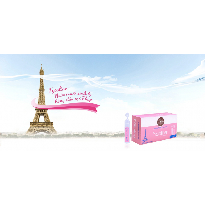 Nước muối sinh lý Fysoline hồng 5ml cho bé chính hãng KidsPlaza