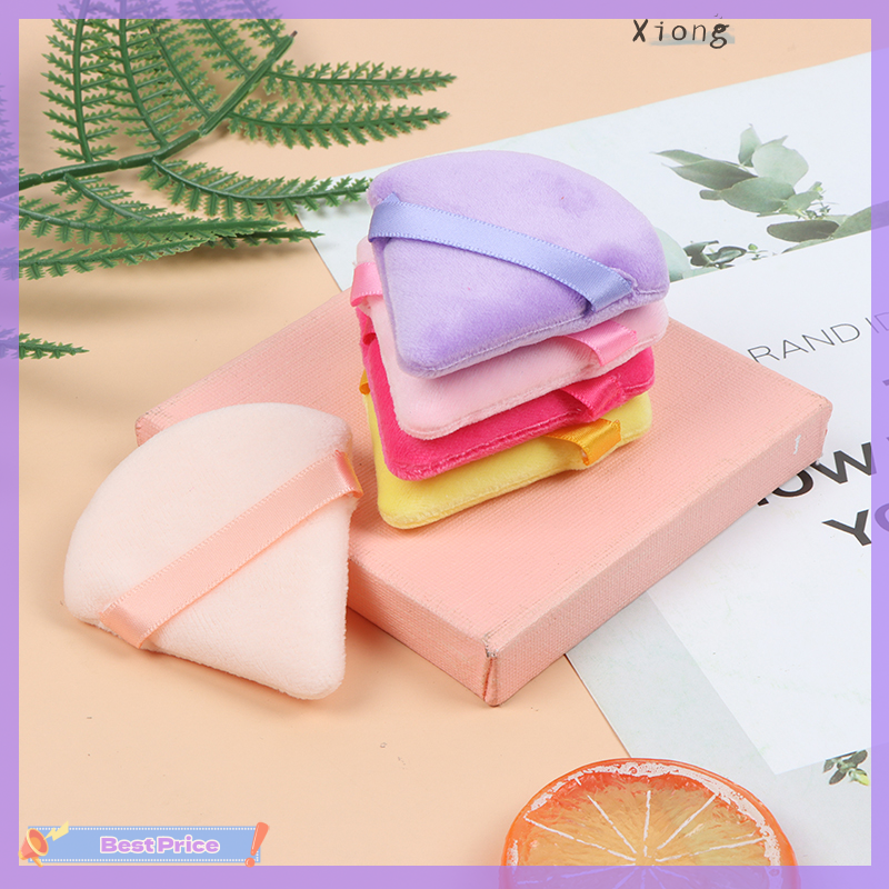 Xiong Cosmetic Puff Triangle Velvet Foundation Mini MakeUp Sponge Puffs MakeUp Tool
