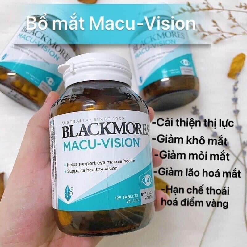 Bổ mắt Blackmores Macu Vision 125 Tablets