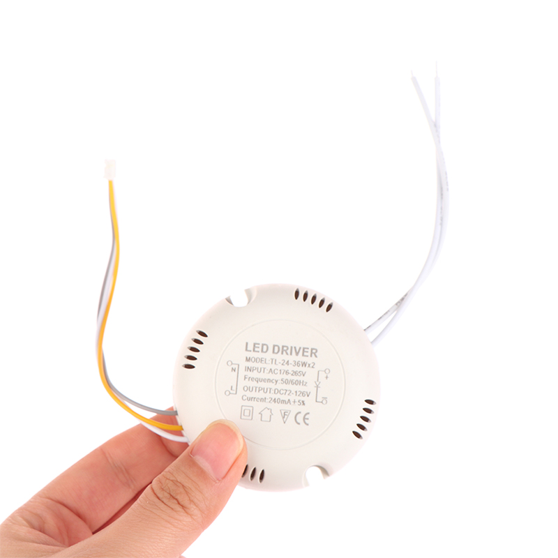 8-24W/25-36W LED Driver light Ceiling Power Supply Double color lighting transformers AC176-265V. 