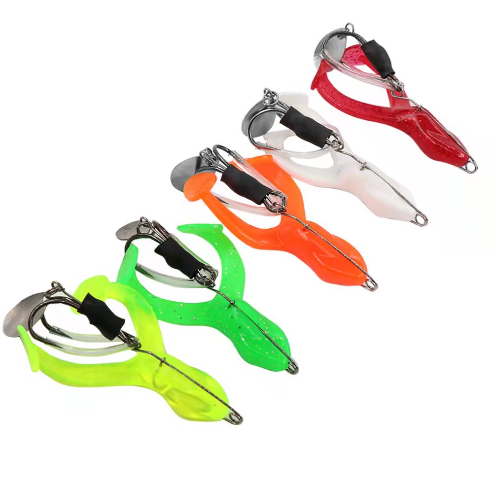 9g/13g/17g Fishing Frog Lures with Double Sharp Hooks Baits S