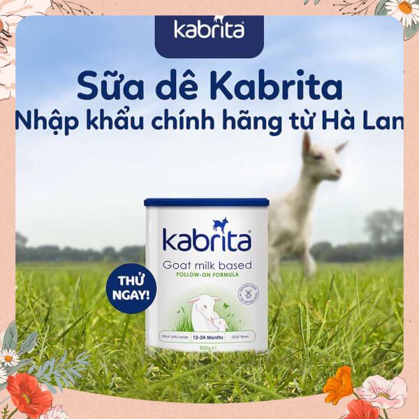 [Date 2025] Sữa dê Kabrita Số 2 800g (1-2 tuổi)