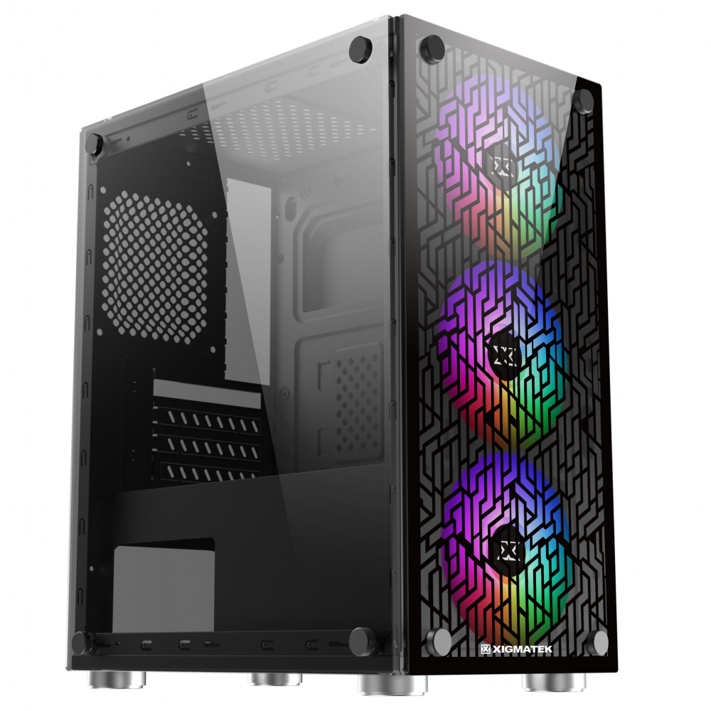 VỎ CASE XIGMATEK NYX 2 MẶT KÍNH CƯỜNG LỰC