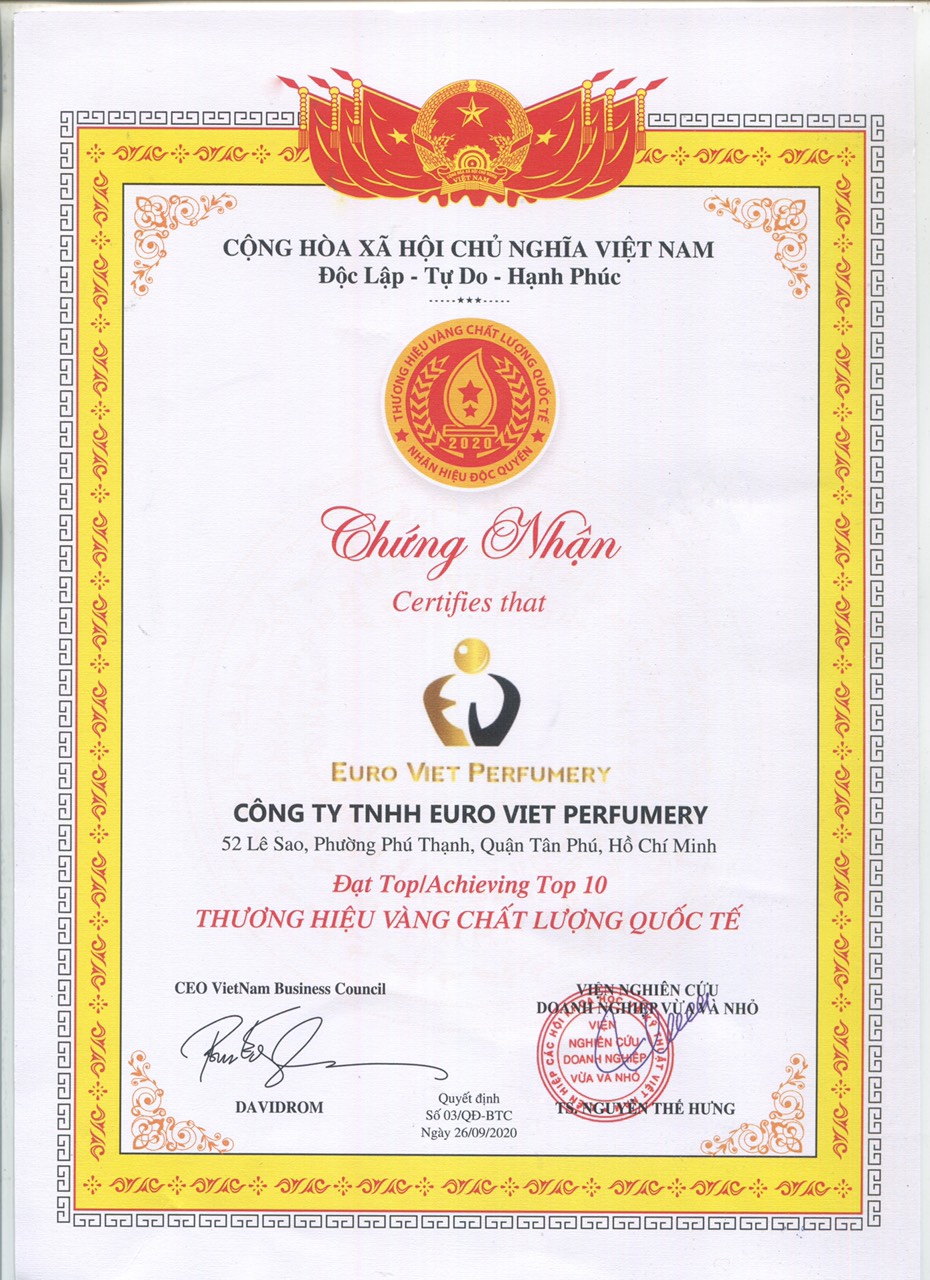 Nước hoa MILLENIA 001W. (NƯỚC HOA NỮ)10ml-50ml